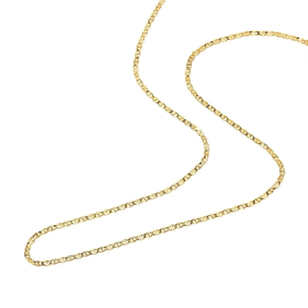 AMYO OPAL PINEAPPLE Diamond-Cut Mariner Anchor Link Necklace - Picture 3 of 5